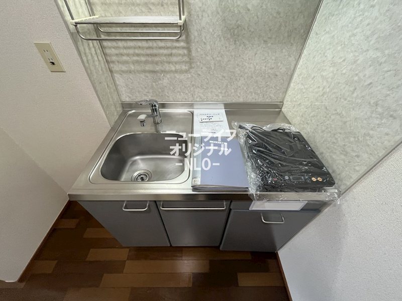 キッチン　まな板を置くスペースもあるので自炊も楽しめまず♪