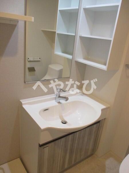 洗面設備　他号室　同施工参考写真