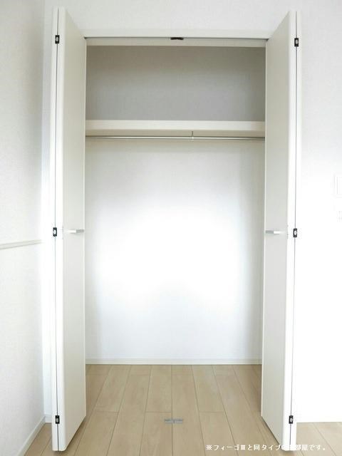 収納　建築中の為、同シリーズの写真です。