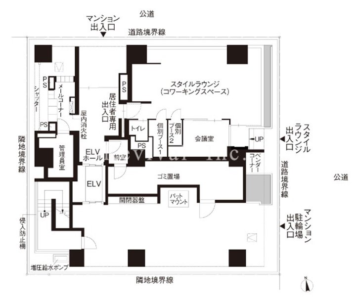 その他設備　共用部の設備も充実しています