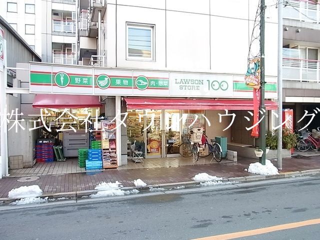 コンビニ　ローソンストア100西蒲田4丁目店（コンビニ）まで483m