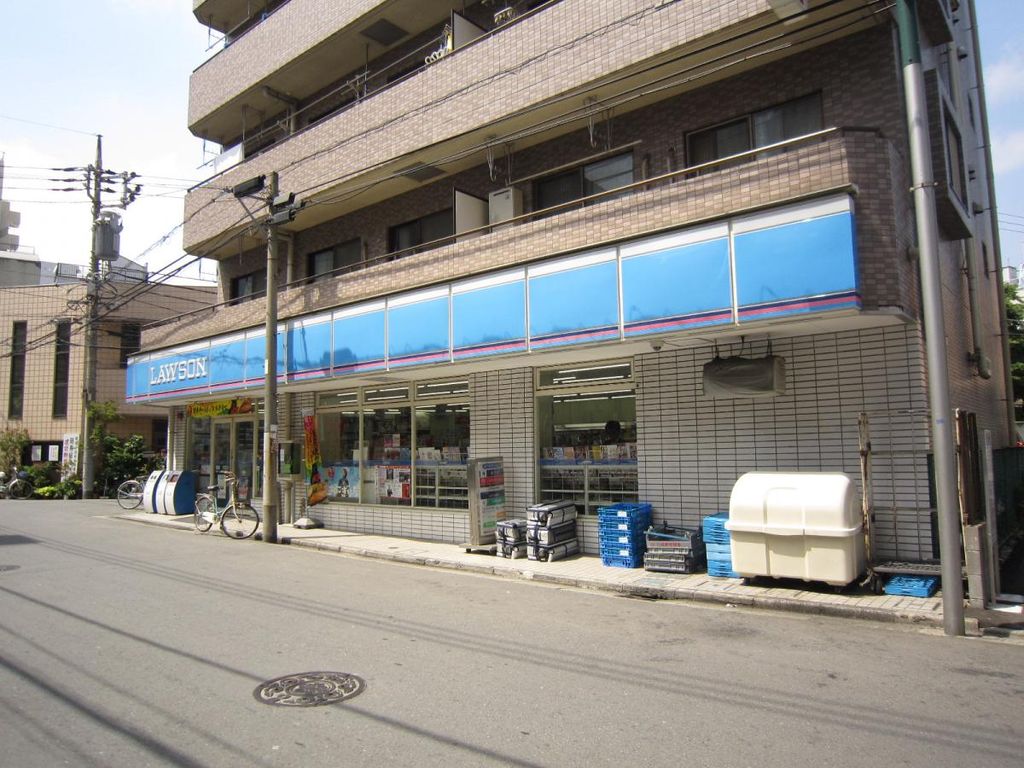 コンビニ　ローソン川崎堀之内町店（コンビニ）まで450m