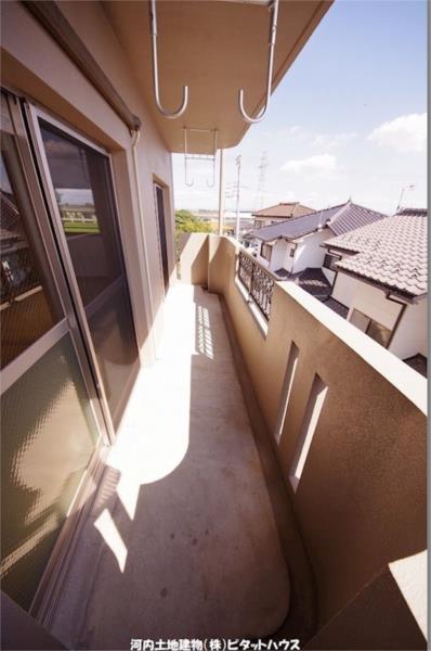 バルコニー　南西面