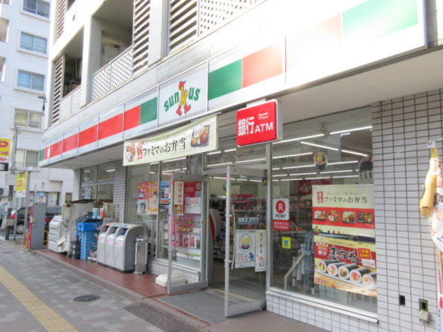 コンビニ　サンクス谷中店（コンビニ）まで196m