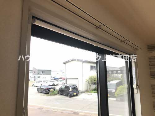 眺望　室内物干し