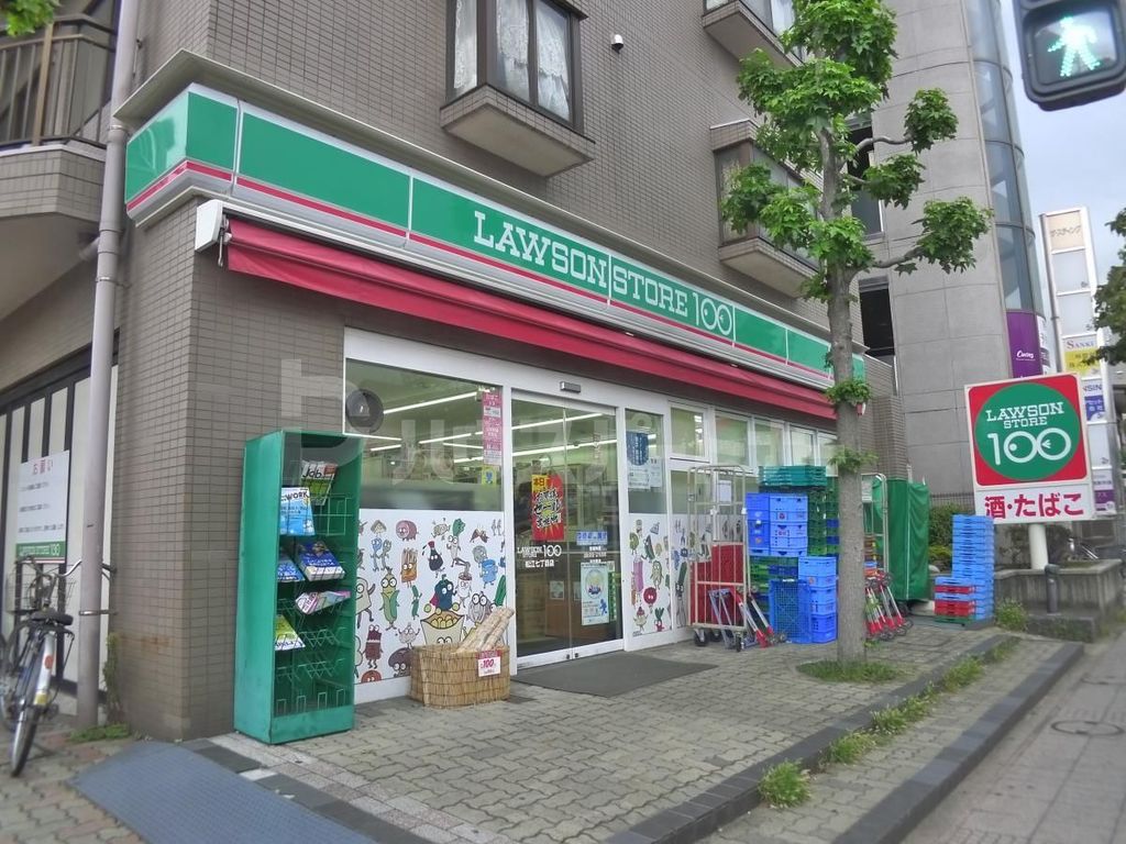 コンビニ　ローソンストア100松江七丁目店（コンビニ）まで320m