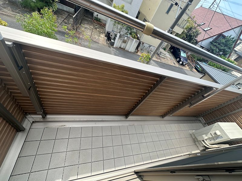 バルコニー　前回募集時の写真です。