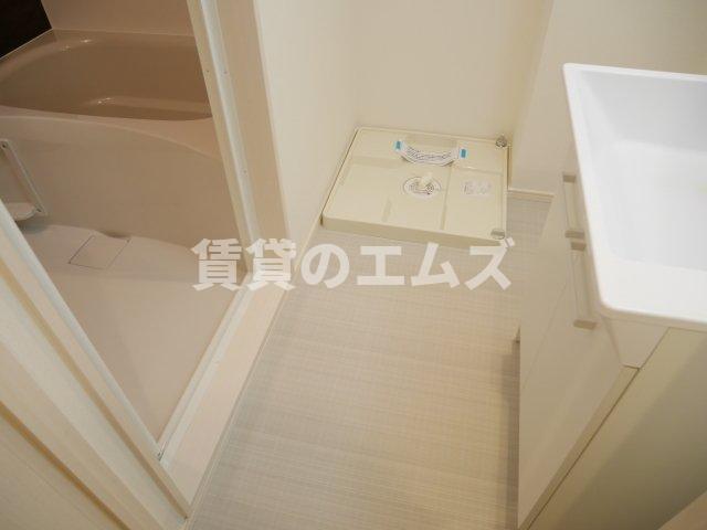 洗面設備　リブリ・アイリス諸岡の脱衣所
