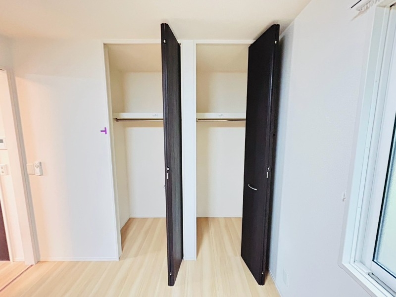 収納　各所に収納があるので、お部屋がすっきり片付きますね。