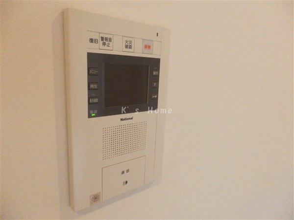 セキュリティ　モニター付きインターホン