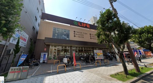 スーパー　ライフ 清水谷（スーパー）まで548m