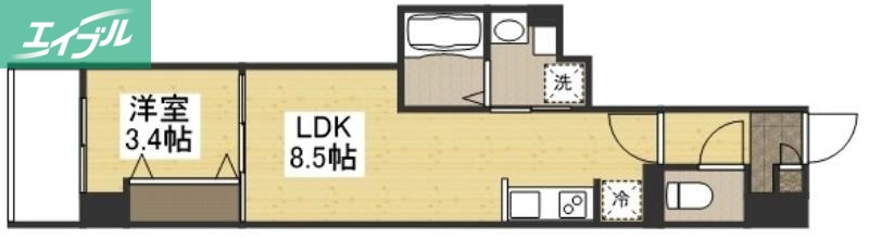 月光 ハレノワの間取り写真