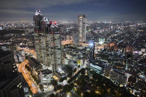 その他　新宿の夜景（東京都庁展望室）05（その他）まで618m