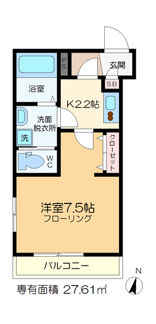 クラリスの間取り写真