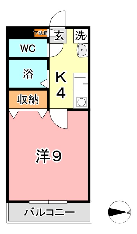 サンライズマンションの間取り写真
