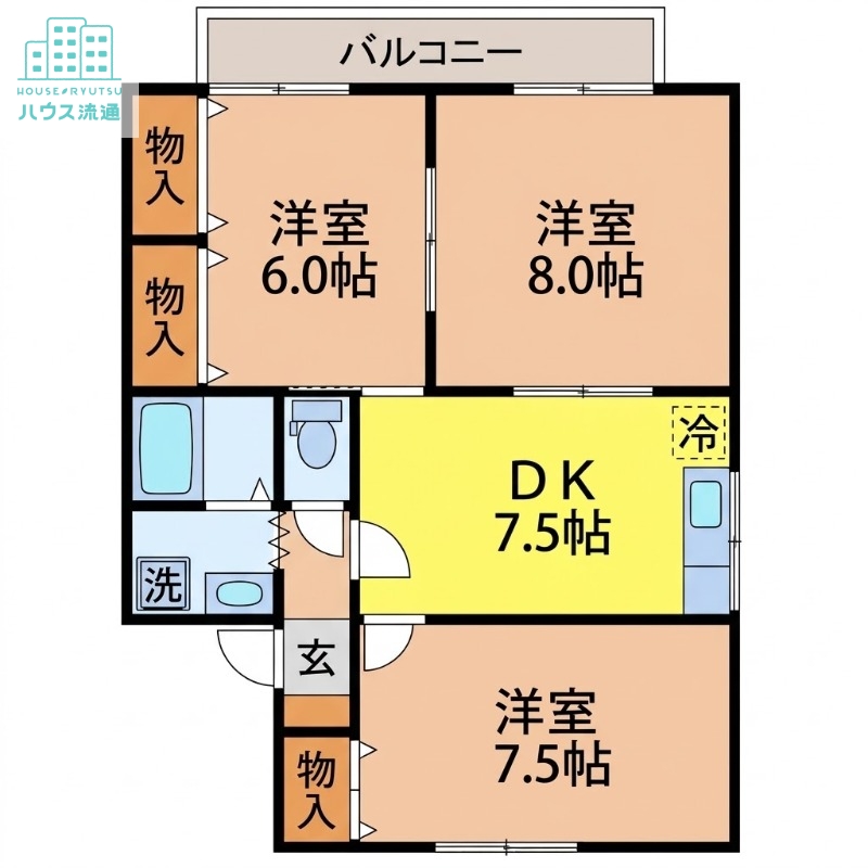 ＪＲ長崎本線 西諫早駅 徒歩18分 2階建 築32年の間取り写真