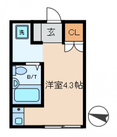 フラッツ金町の間取り写真