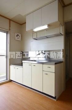 京阪本線 牧野駅 徒歩37分 5階建 築54年のキッチン写真