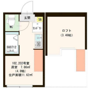 都営三田線 板橋本町駅 徒歩5分 2階建 築8年の間取り写真