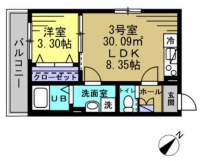 AJ南柏SouthIの間取り写真
