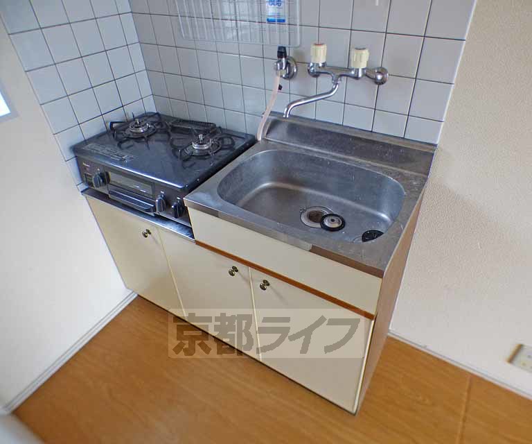 キッチン　シンクの大きいキッチンです。