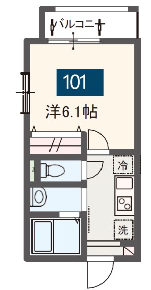 ＪＲ総武線 新検見川駅 徒歩15分 3階建 築4年の間取り写真