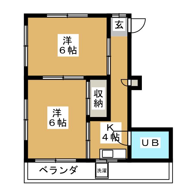 岡宜ビルの間取り写真