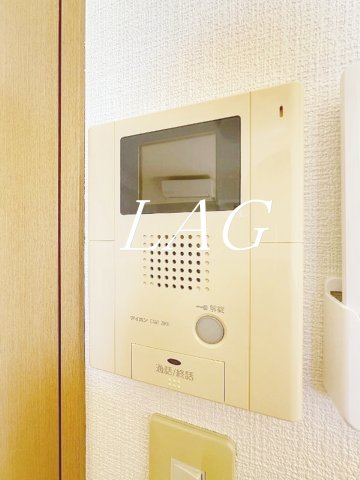 セキュリティ　モニター付きインターフォンです。