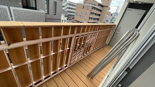 バルコニー　写真は違う号室です。