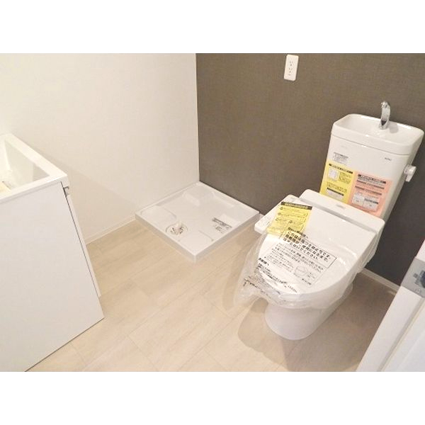 トイレ　(施工途中写真)