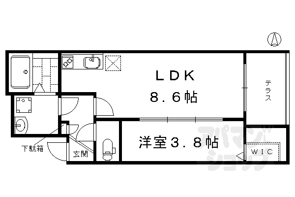 Arto 桂川の間取り写真
