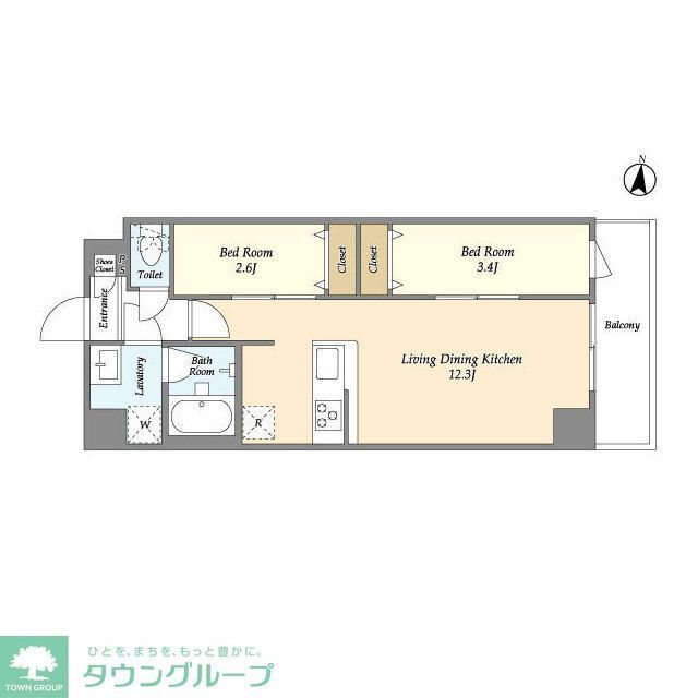 GENOVIA梅島の間取り写真