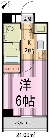 ルクレ高野台レジデンスの間取り写真