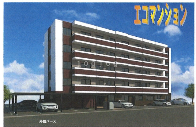 建物外観　完成イメージパース