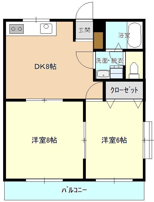 黒田マンションの間取り写真