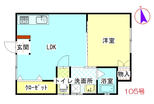 リトメゾン鍋屋の間取り