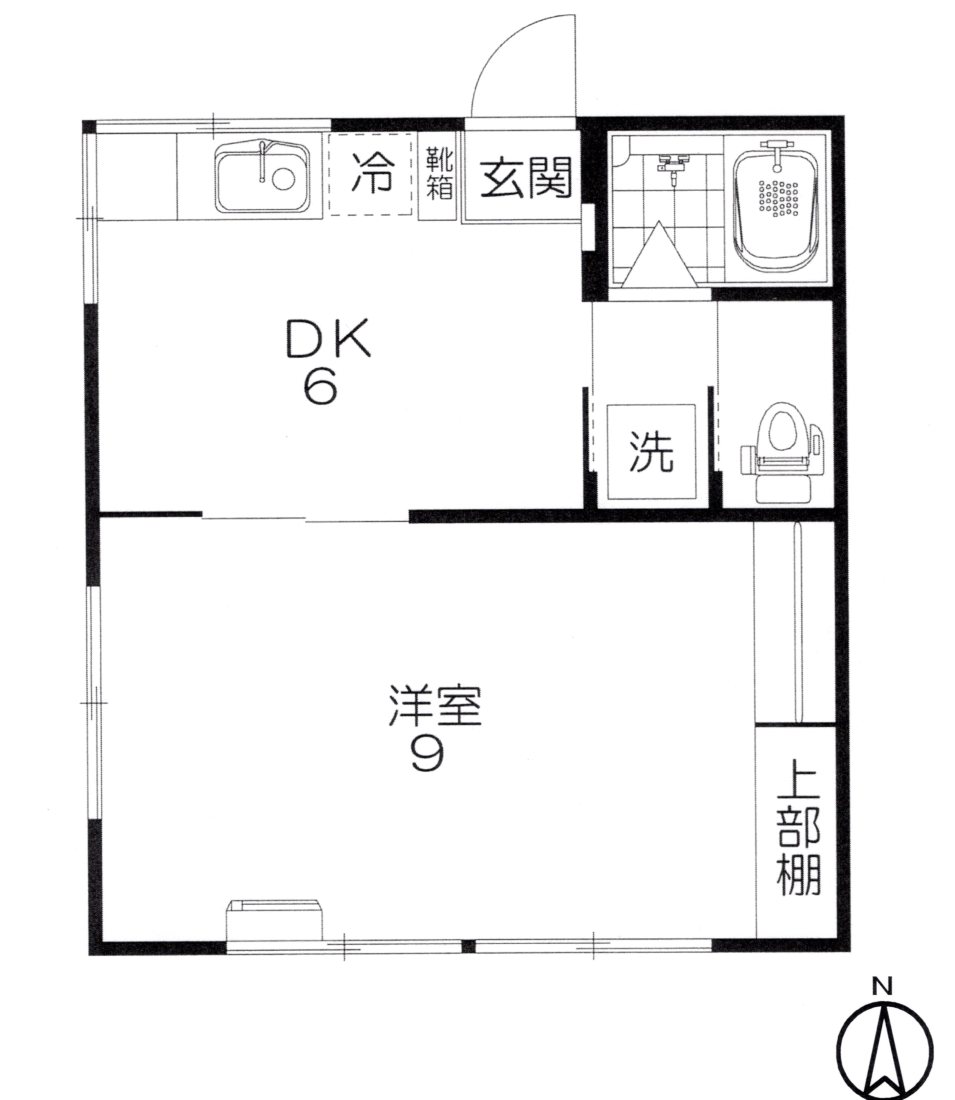 パステル松江 Aの間取り