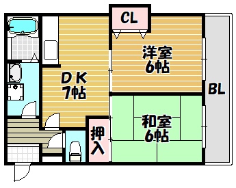 【メゾンロイヤルの間取り】