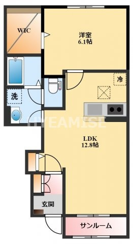 雲仙市愛野町乙のアパートの間取り