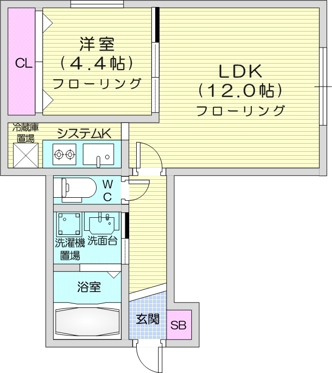 FOLIAGEPLACEの間取り