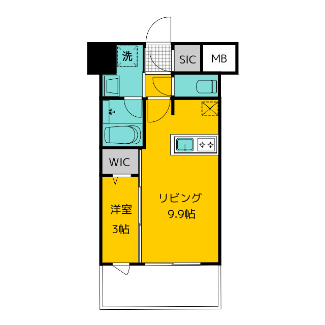 エンクレスト博多ＥＡＳＴ　ＰＡＲＫの間取り