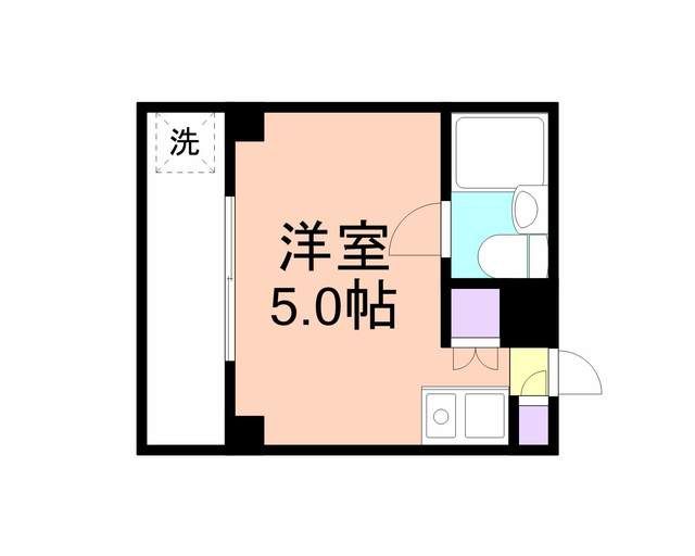 和歌山市伝法橋南ノ丁のマンションの間取り