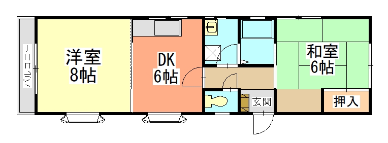 リトルポットの間取り