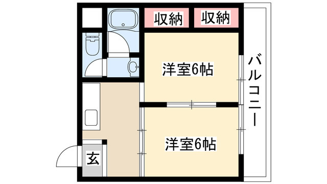 マンションルンビニーIの間取り