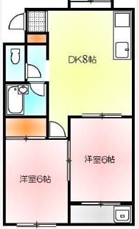 ガーデニングハイツ北高通りの間取り