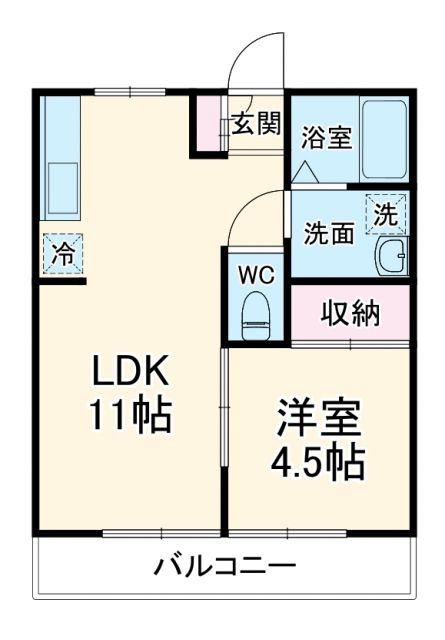 コーポみやびの間取り