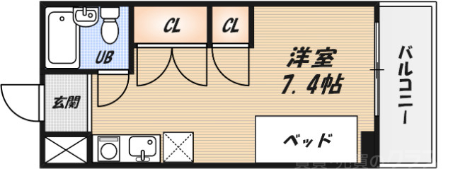 ビエラコート高槻の間取り