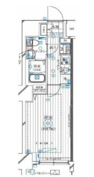 レガリス亀戸の間取り