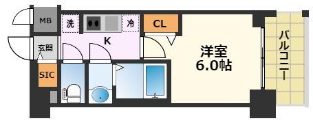 プレサンス名古屋菊井セルカの間取り