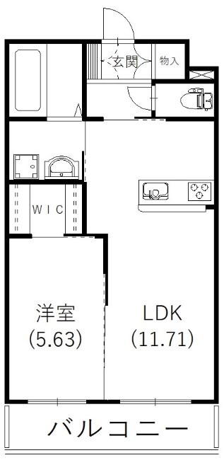 浜松市中央区泉のマンションの間取り